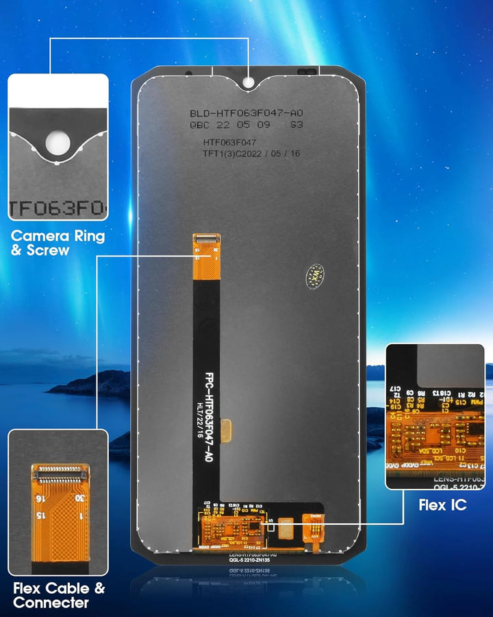 ARSSLY LCD-Bildschirm für Doogee S98 Doogee S98 PRO Display für Doogee S98 PRO Digitizer Touchscreen