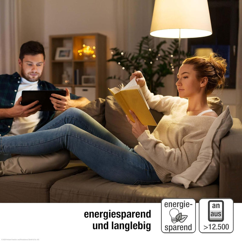 hellum LED E14 warmweiss Glühbirnen im 10er-Pack, LED Lampe E14 mit 2,5W ersetzt Glühbirne E14 mit 2