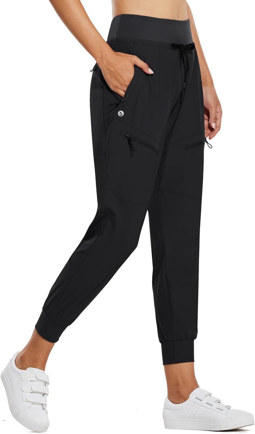 baleaf Damen Cargo Jogginghose Leichte Wanderhose Atmungskativ Schnelltrocknend Workout Lounge Casua