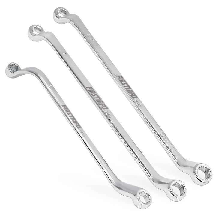 FIRSTINFO F3539 Bremsentlüftungsschlüssel | Doppel-Ringschlüssel-Satz | 6 Grössen in 1 Set | 8 mm, 9
