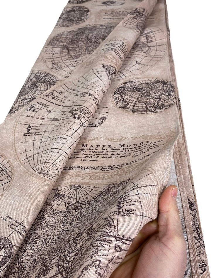 Gran Foulard Überwurf Sofabezug Loneta Stoff (Welt Braun, 1 Einzelbett)