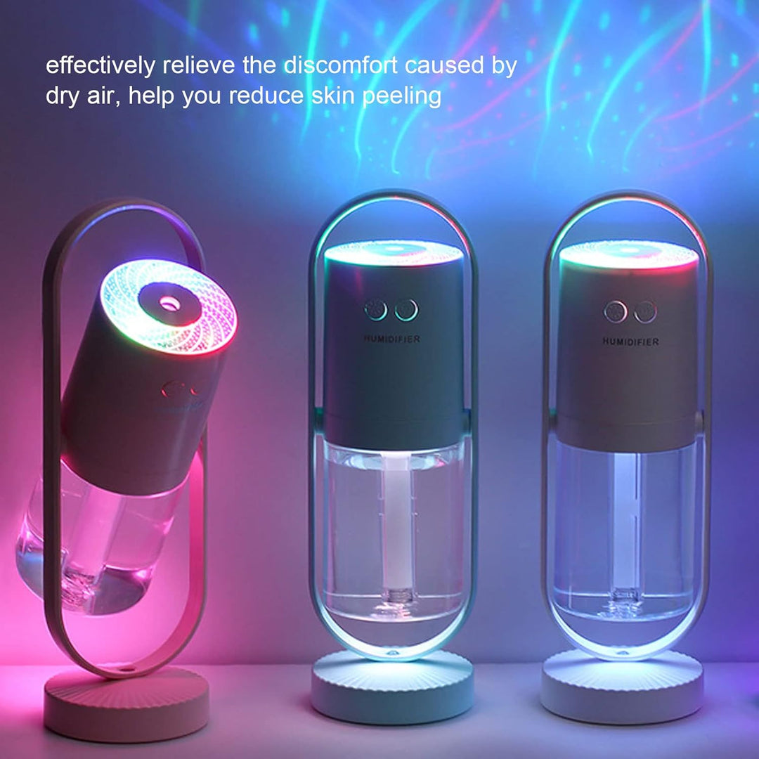 Tragbarer Mini-Luftbefeuchter, Kleiner Luftbefeuchter Mit Kühlem Nebel Für Schlafzimmer Mit um 360 G