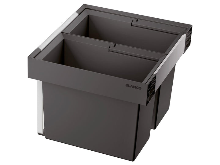 BLANCO FLEXON II low 50/2 | Abfall Müllsystem | für 50 cm breite Unterschränke | System zum Einbau i