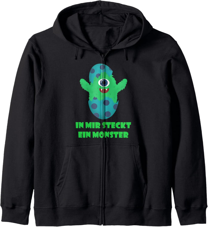 "IN MIR STECKT EIN MONSTER" Oster Edition Kapuzenjacke