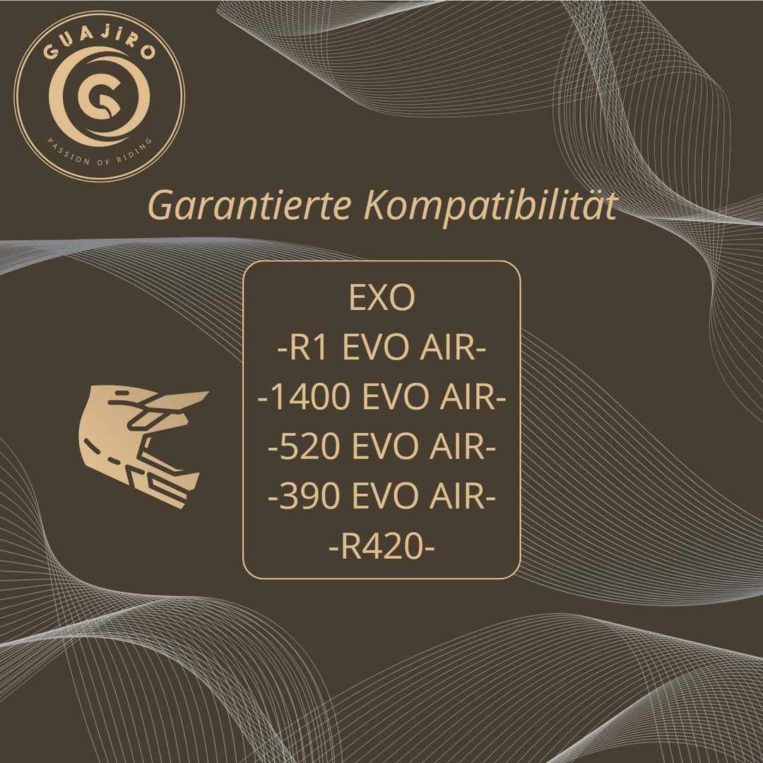 Guajiro - Visier kompatibel mit Scorpion EXO | R1 Evo Air | R1 Carbon Air | 1400 Evo Air | 1400 Carb