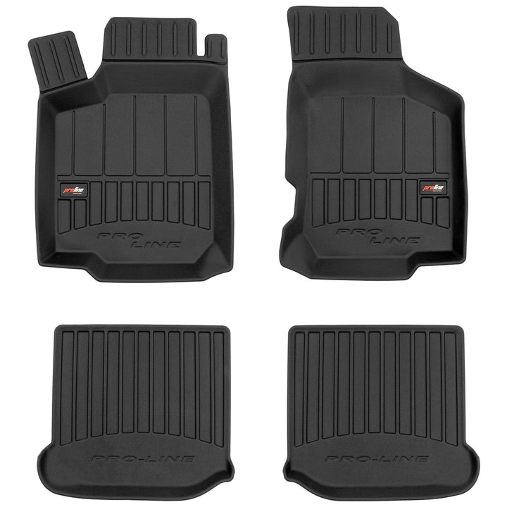 SMK Gummimatten auto fussmatten Satz passend für SEAT Toledo II 1998-2005 Erleben Sie einen neuen St