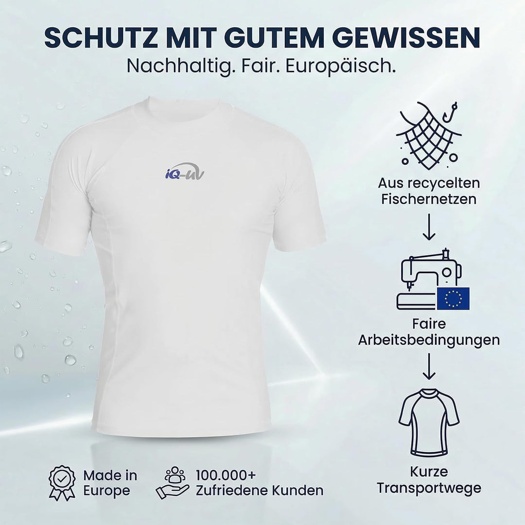 iQ-UV Shirt Herren Slim Fit Weiss (Weiss) M, Weiss (Weiss) M