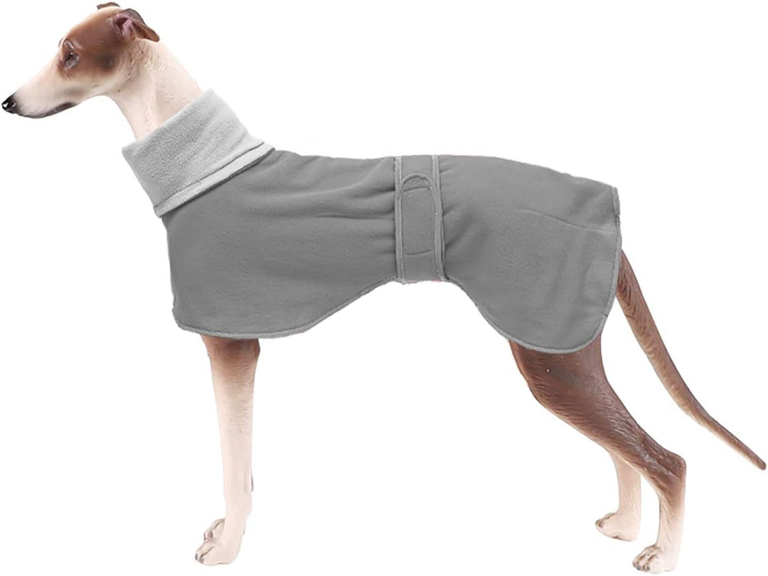 Morezi Winter Hundemantel mit reflektierender Leiste, weiches Polyester-Fleece, verstellbares Band,