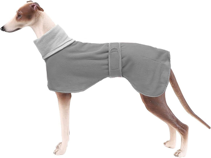 Morezi Winter Hundemantel mit reflektierender Leiste, weiches Polyester-Fleece, verstellbares Band,
