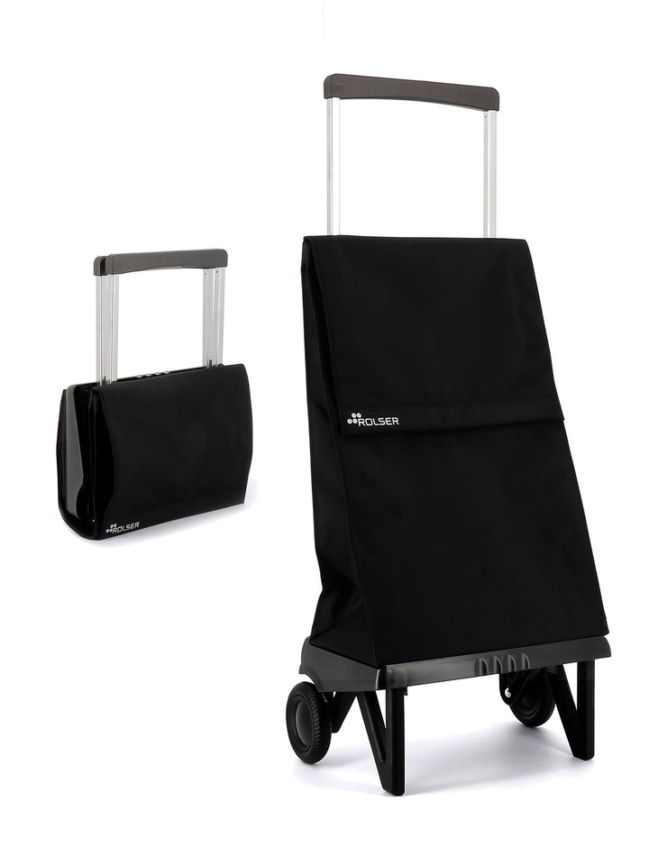 Rolser 40094 Einkaufsrollwagen Plegamatic schwarz, Schwarz