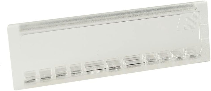 FELGNER Namensschild für JU Briefkästen | Aussenmass 67 x 22 mm | Stanzmass 61 x 18 mm | Sichtfeld a