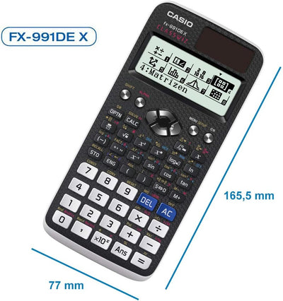 Casio FX-991DE X ClassWiz Scientific Calculator with Natural Display ClassWiz Rechner Single