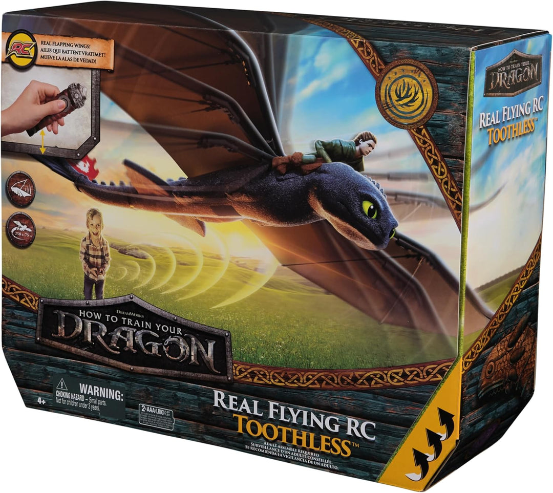 Dreamworks How to Train your Dragon, Remote Control, Fliegender Drache Ohnezahn mit Fernbedienung, S