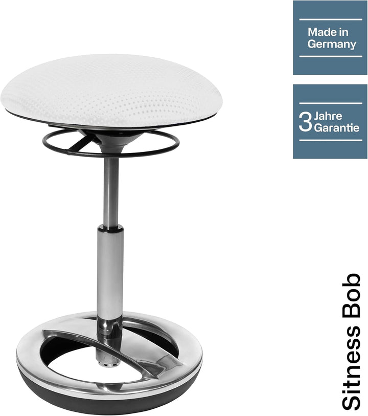 Topstar SU49BR3 Sitness Bob, ergonomischer Sitzhocker, Arbeitshocker, Bürohocker mit Schwingeffekt,