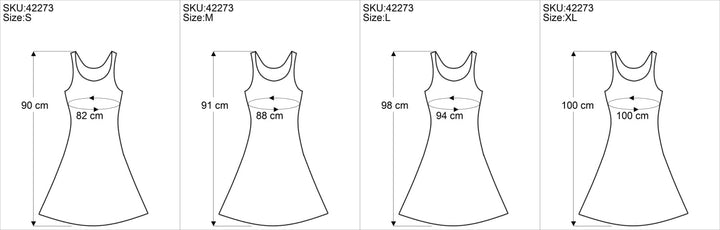 GURU SHOP Minikleid aus Bio-Baumwolle im Lagenlook, ärmelloses Kleid mit Federdruck, Damen 42 Schwar