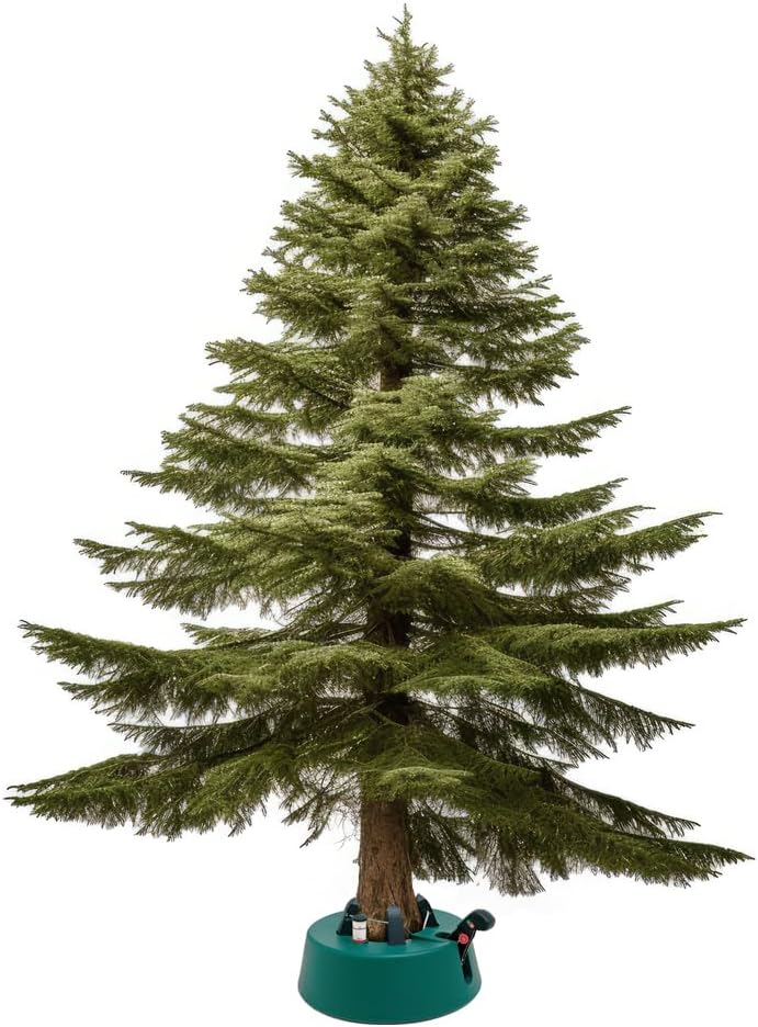 Christmas-World Christbaumständer, Modell Taunus, für Baumhöhe bis 2,25 m, Weihnachtsbaumständer Tan