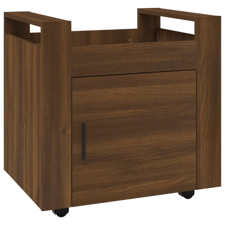 vidaXL Bürowagen, Rollcontainer mit viel Stauraum, Rollschrank für Wohnzimmer Büro Schlafzimmer, Bür