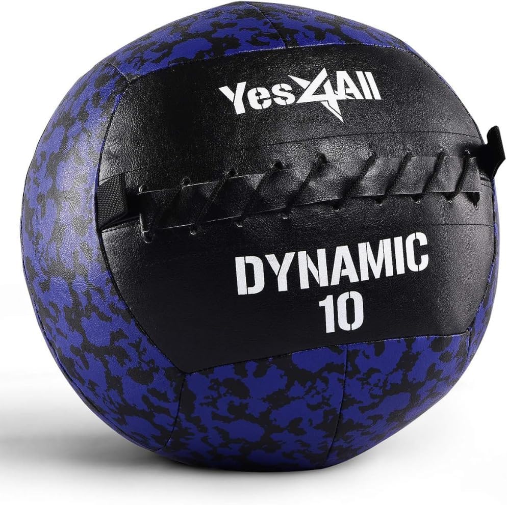 Yes4All Wall Ball, Soft Medicine Ball for Core Training and Workouts 4 KG, 4 KG