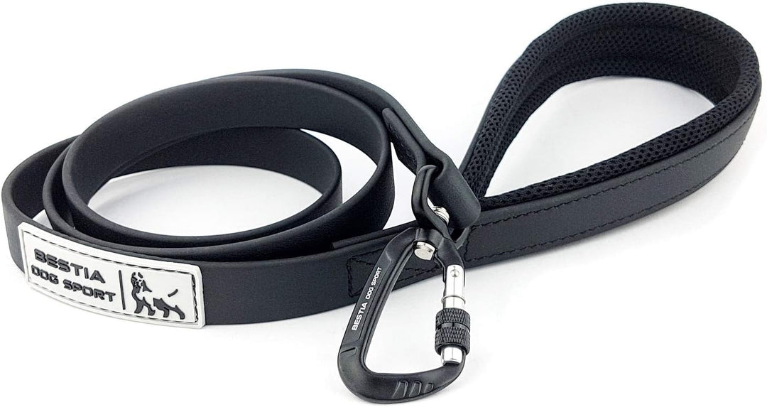 Bestia Dog Sport Tactical Leine Schwarz, Schwarz