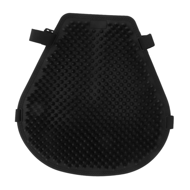 Motorrad-Gel-Sitzkissen, Universelle Abkühlung, Stossdämpfung, Druckentlastung, Schwarzer Sitzbezug