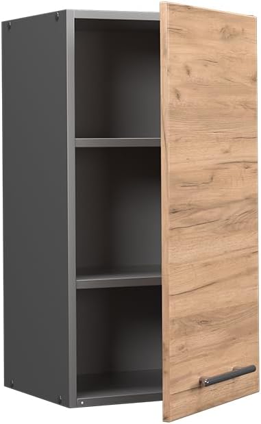 Vicco Hängeschrank Fame-Line, Goldkraft Eiche/Anthrazit, 40 cm Goldkraft Eiche Hängeschrank 40 cm, G