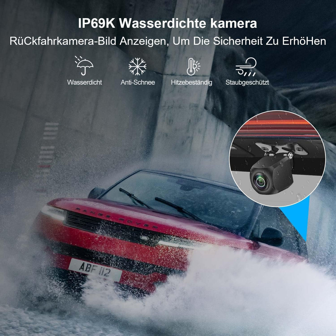 WiFi Rückfahrkamera, 5G 1080P HD Auto Rückfahrkamera für iPhone iPad Android Smart Phone Tablet mit