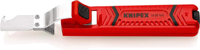 KNIPEX ErgoStrip Universal-Abmantelungswerkzeug (135 mm) 16 95 01 SB & Abmantelungswerkzeug mit Schl