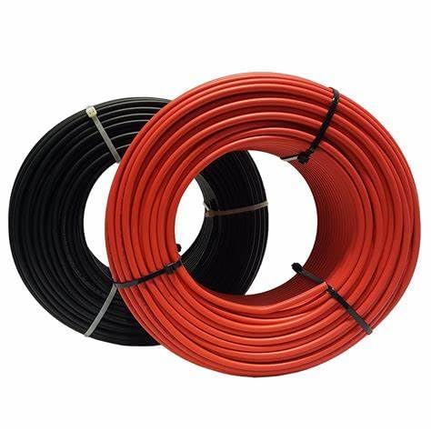 Solar Kabel | H1Z2Z2-K | 6mm2 | TÜV geprüft (Schwarz, 100m) Schwarz 100m, Schwarz 100m
