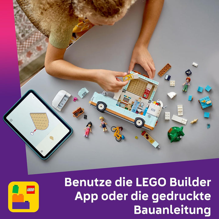 LEGO Friends Wohnmobil, Bauset für Rollenspiele mit einem Spielzeug Wohnwagen, Geschenk für Mädchen