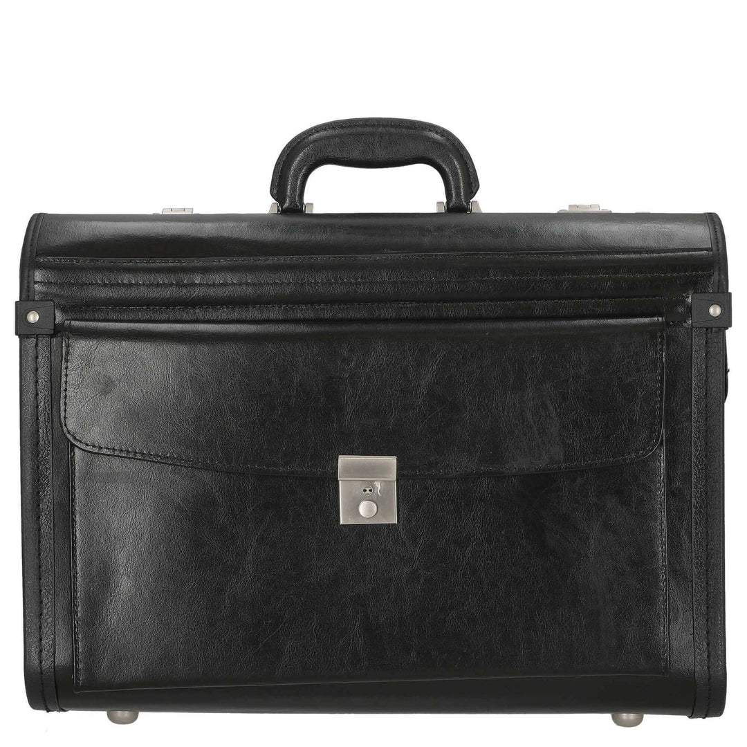 D&N Business Line Pilotenkoffer, 46 cm, 29L, schwarz