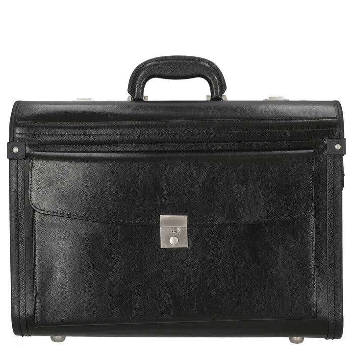 D&N Business Line Pilotenkoffer, 46 cm, 29L, schwarz