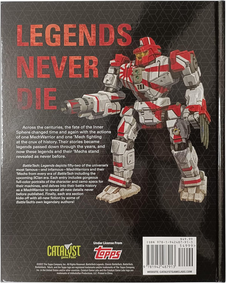 Catalyst Game Labs - BattleTech Legends - Role Playing Game -English Version