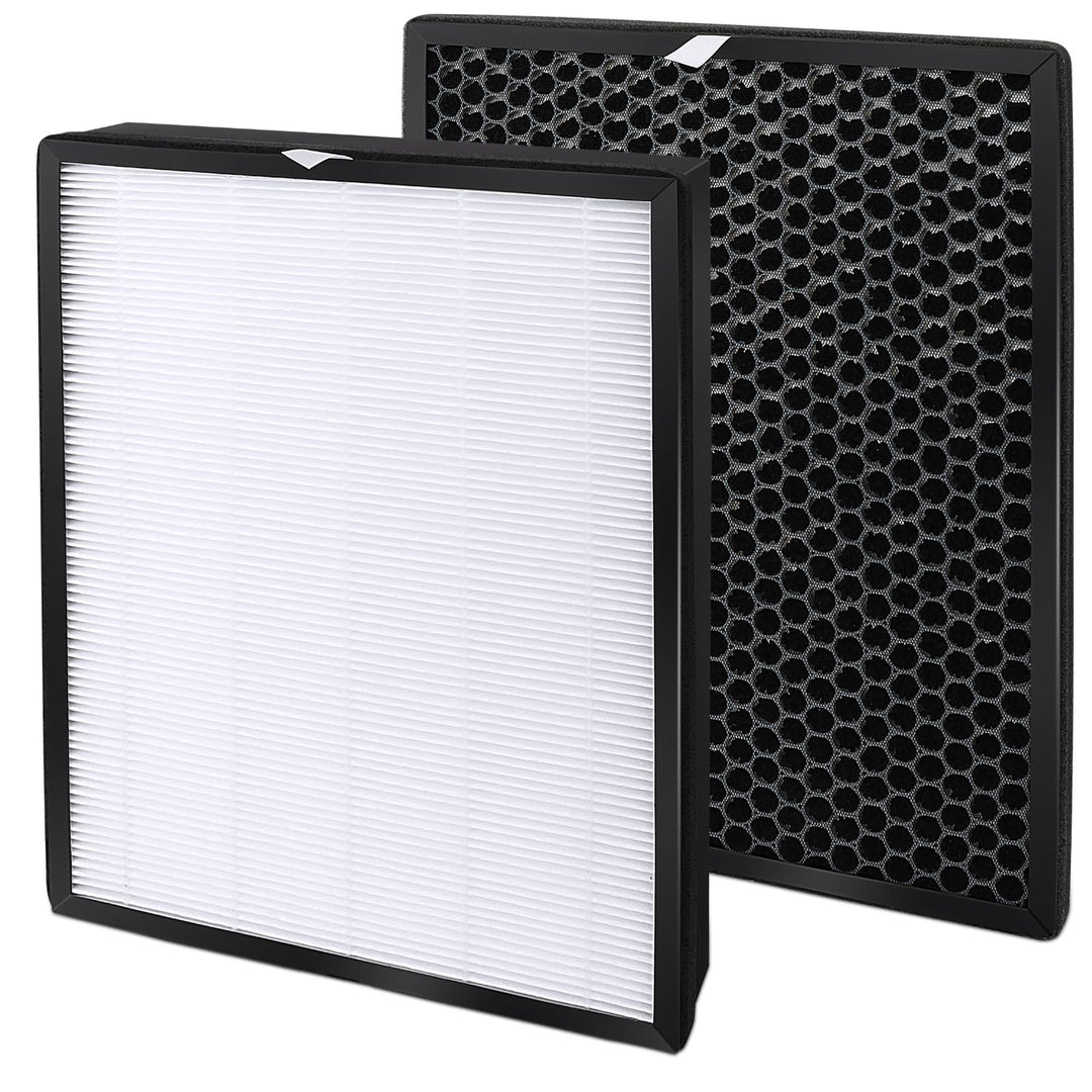 1 Stück FY2422/30 und 1 Stück FY2420/30 Ersatzfilter kompatibel mit Philips Luftreinigern der Serien