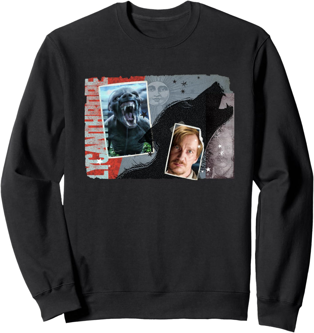 Harry Potter Lycanthrope Professor Lupin Collage Sweatshirt