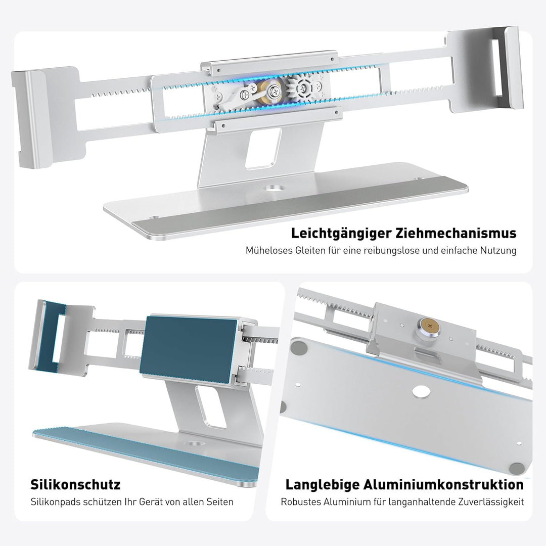AboveTEK Laptop-Schliessstation, Aluminium-MacBook-Sicherheitsschloss mit sicherem Kupferzylinder, k