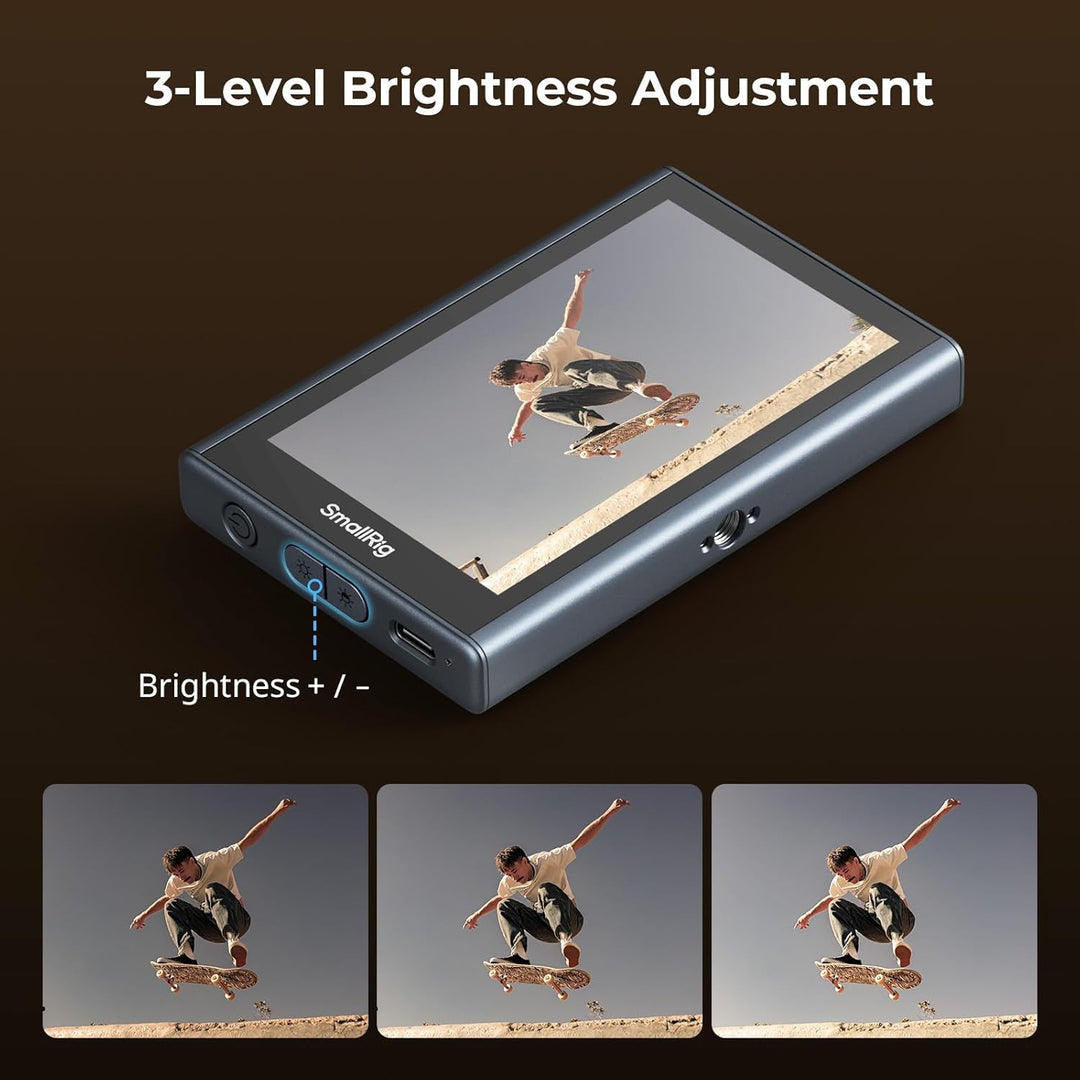 SMALLRIG Wireless Monitor,Magnetischer Selfie Monitor mit drahtloser Steuerung, Telefonmonitorbildsc