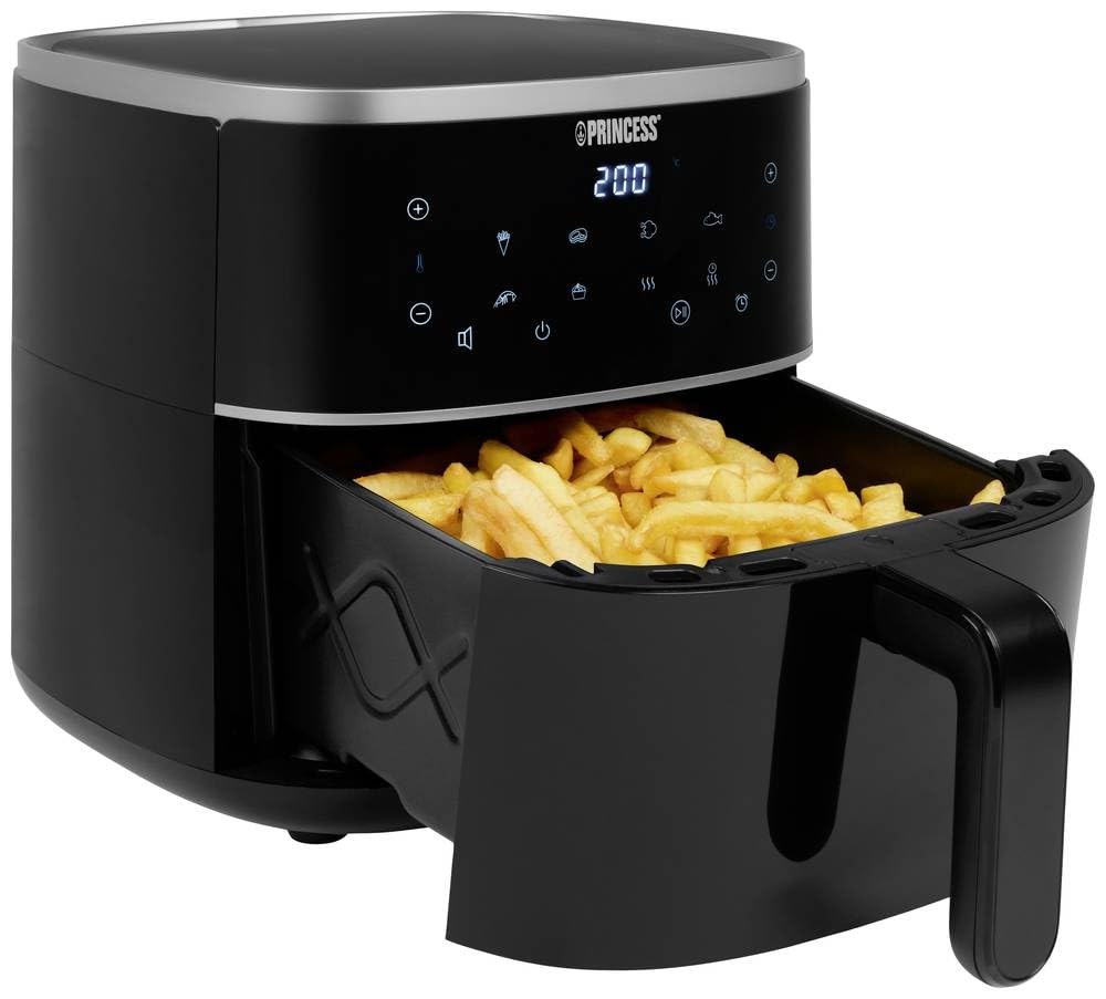 Princess 01.182238.01.001 Hot Air Fritteuse 1350 W Antihaftbeschichtung, Hot Air Funktion, Timerf