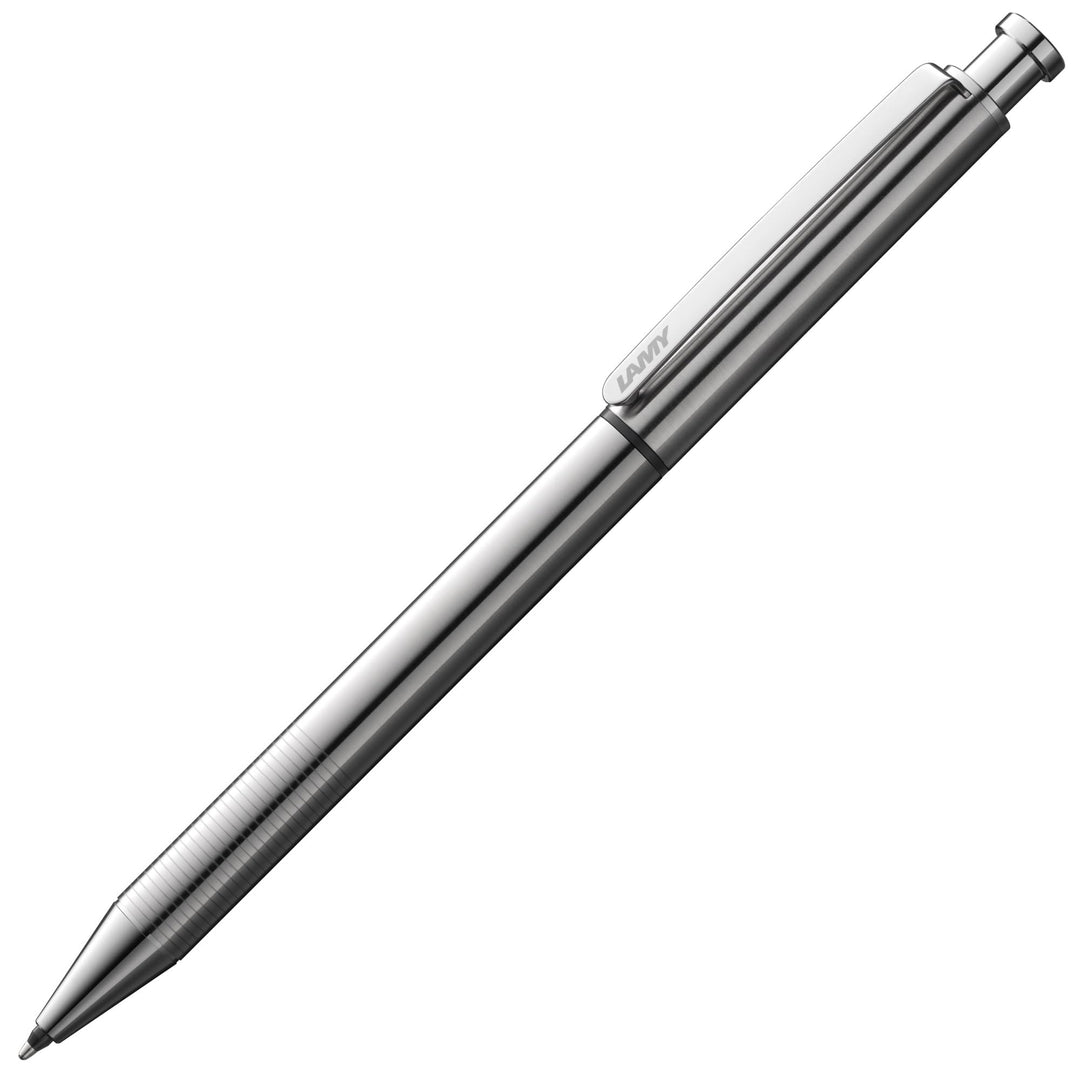 LAMY st twin pen Multifunktionsschreibgerät 645 – Schreiber aus Edelstahl mit integrierter Clip-Drüc