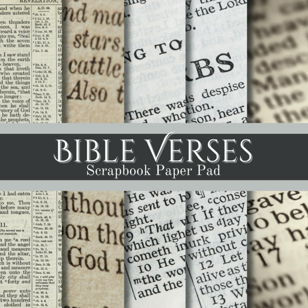 Bible Verses Scrapbook Paper Pad, Taschenbuch