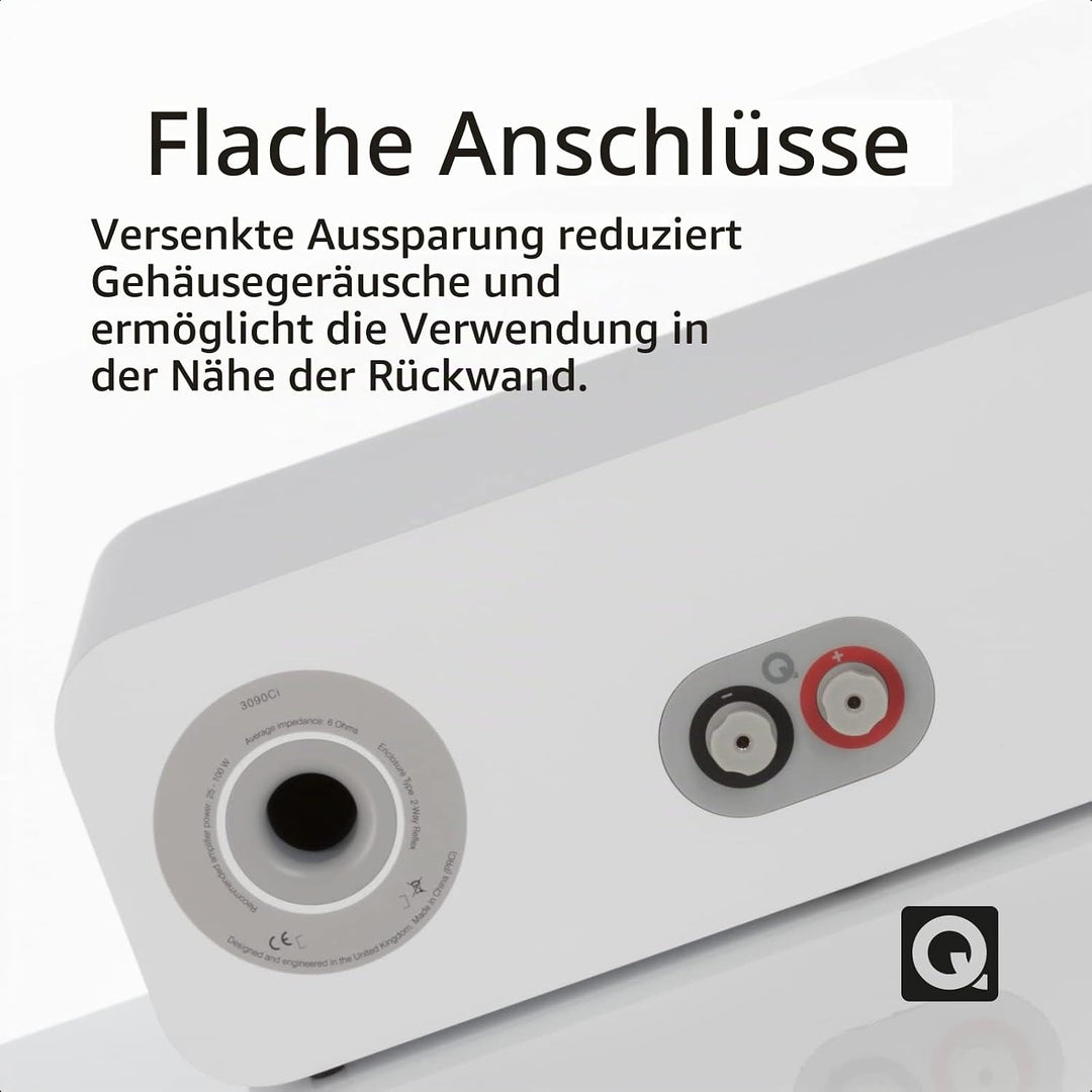 Q Acoustics Centerlautsprecher Q 3090 CI Weiss, Weiss