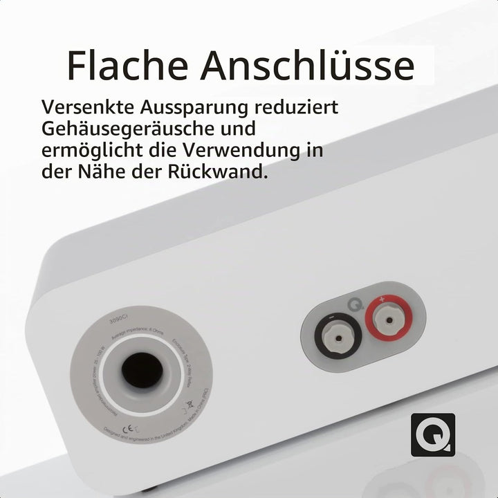 Q Acoustics Centerlautsprecher Q 3090 CI Weiss, Weiss