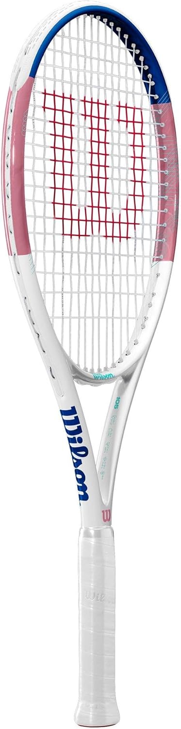Wilson Unisex – Erwachsene Allure Tennis Racket Tennisschläger 4-1/4" (2) Rosa / Blau, 4-1/4" (2) Ro