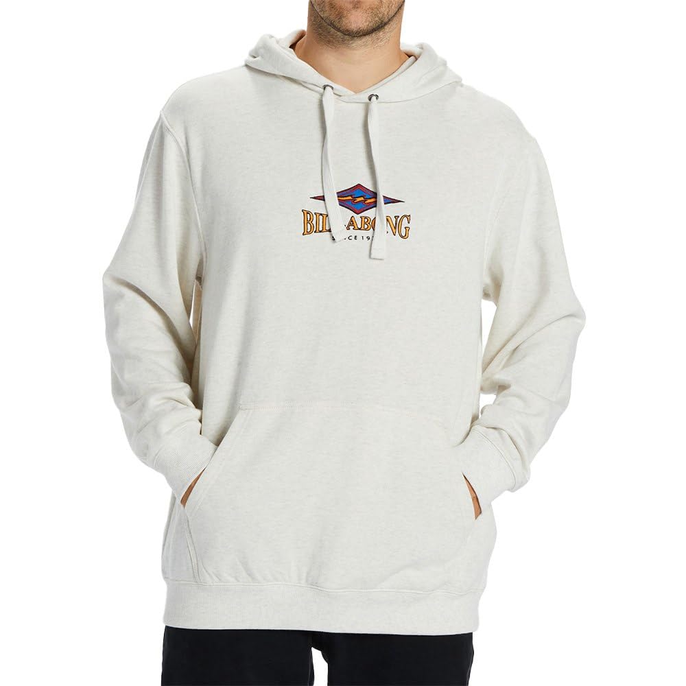 Billabong Herren Short Sands Pullover Sweatshirt (1er Pack) M Light Grey Heather, M Light Grey Heath