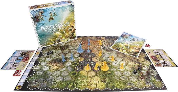 Steamforged Games SFGT-012 Godtear: The Borderlands Starter-Set Zubehör, Mehrfarbig Die Grenzgebiete