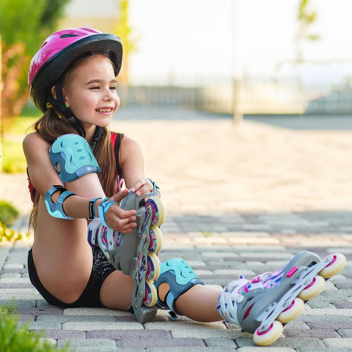 BOSONER Knieschoner Kinder Schoner Inliner Protektoren Schützer Inline Skates Knie Und Ellenbogensch