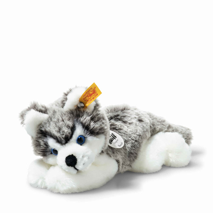 Steiff Kuscheltier Bernie Husky, Süsses Stofftier mit Kunststoffaugen, Kinder, Jungen & Mädchen, Plü