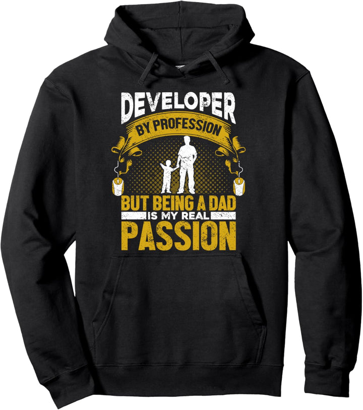 Programmierer Informatiker - Papa Vater Code Nerd Entwickler Pullover Hoodie