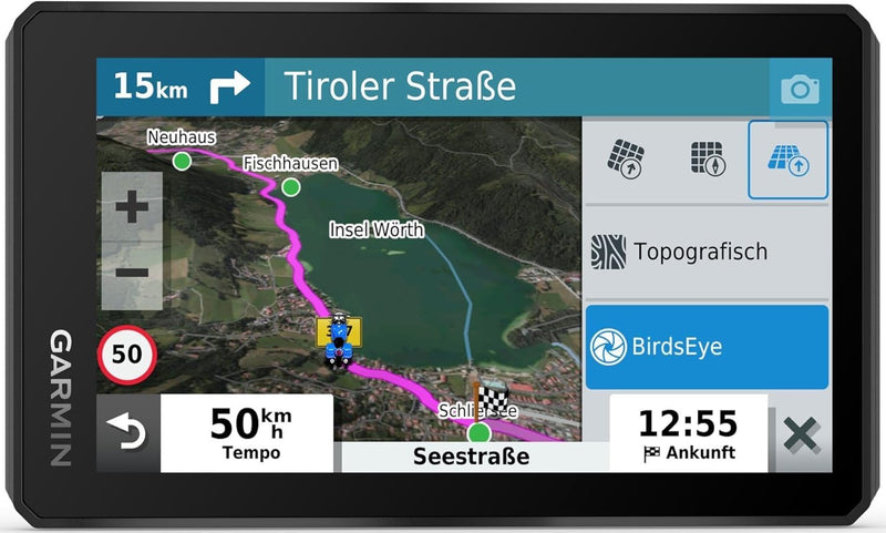 Garmin zūmo XT – wasserdichtes Motorrad-Navi für On- & Offroad mit ultrahellem 5,5“ (14 cm) HD-Touch