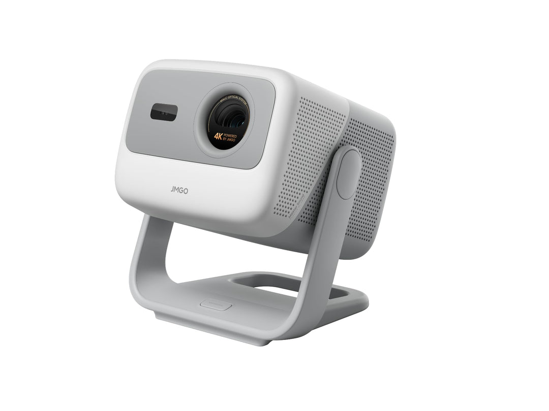 JMGO N1S 4K UHD Mini Beamer, Triple Laser Projektor, 1700 ISO Lumen, Gimbal Echtzeit Autofokus, Goog
