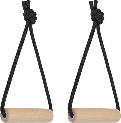 ALPIDEX 2er Set Holz Griffkrafttrainer Trainingsgriffe belastbar bis 150 kg - Durchmesser 3 cm 5 cm